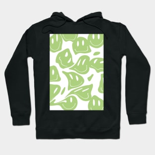 Retro groovy design illustration with smiles Hoodie